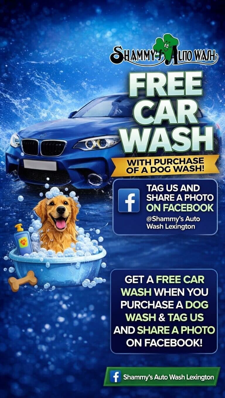 Free Car Wash with Dog Wash